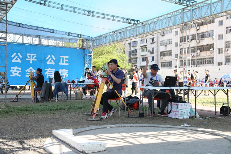 公司服务我省高考体育田赛测试