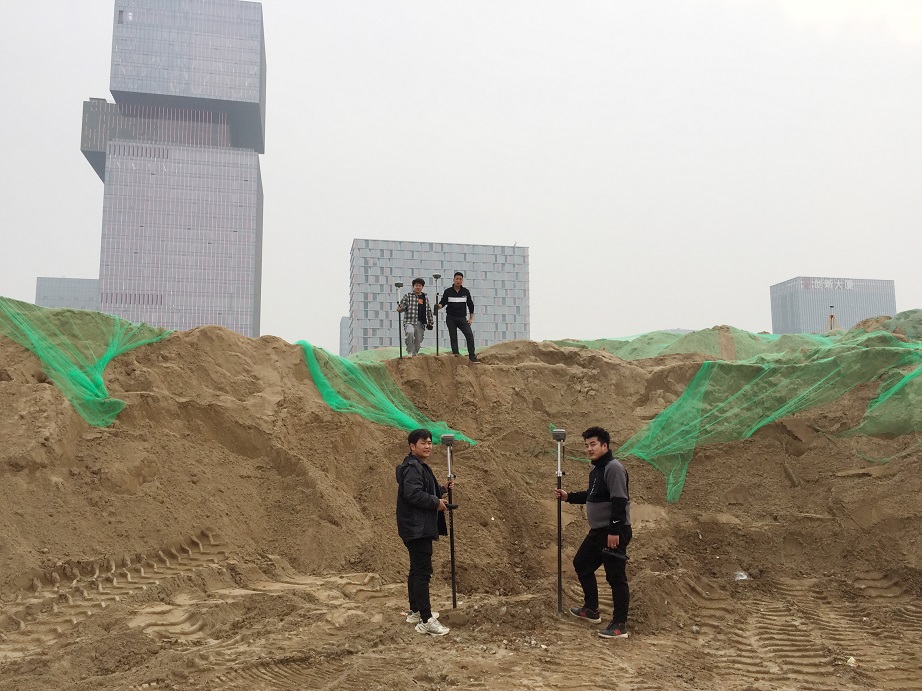 能源金贸区渔王砂石堆放场地内砂石资源计量